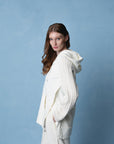 Pippa Zip Sweatshirt - Ivory