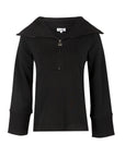 Willow Funnel Neck Jumper - Black